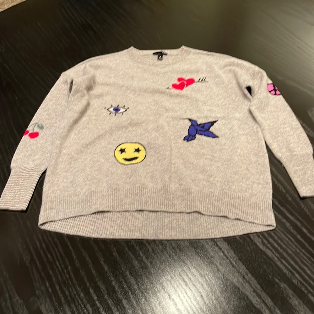 Aqua cashmere sweater